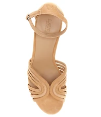 Lauren Ralph Lauren Allie Leather Suede Dress Sandals