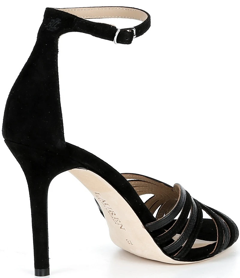 Lauren Ralph Lauren Allie Leather Suede Dress Sandals
