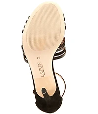 Lauren Ralph Lauren Allie Leather Suede Dress Sandals