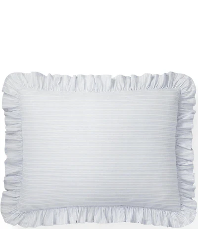 Lauren Ralph Lauren Ava Striped Ruffled-Edged Decorative Throw Pillow