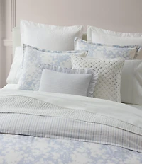 Lauren Ralph Lauren Ava Striped Ruffled-Edged Decorative Throw Pillow