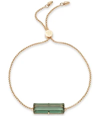 Lauren Ralph Lauren Baguette Gold Tone Adjustable Bracelet