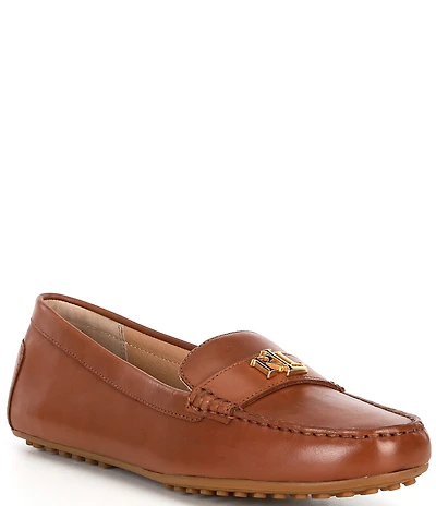 Lauren Ralph Lauren Barnsbury Nappa Leather Logo Hardware Drivers