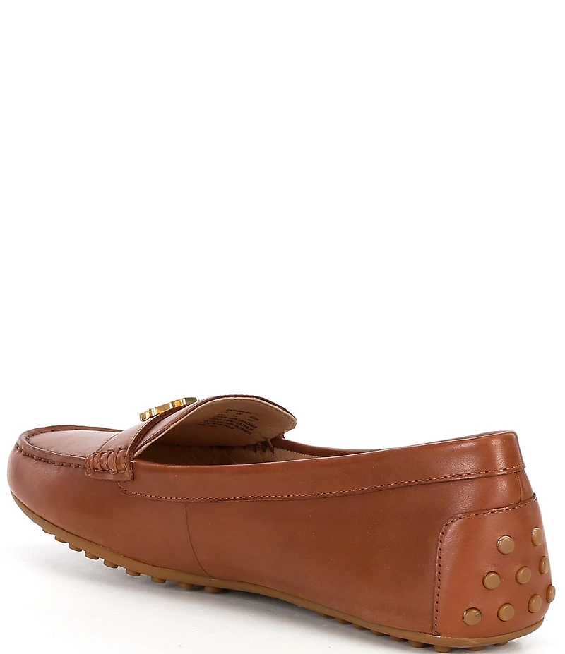 Lauren Ralph Lauren Barnsbury Nappa Leather Logo Hardware Drivers