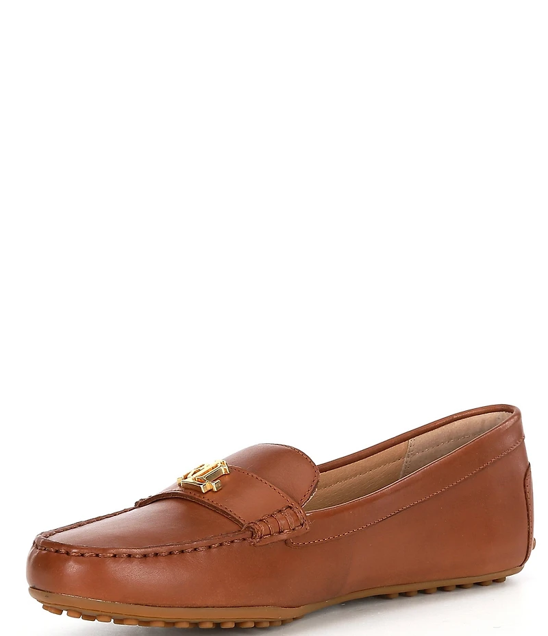 Lauren Ralph Lauren Barnsbury Nappa Leather Logo Hardware Drivers