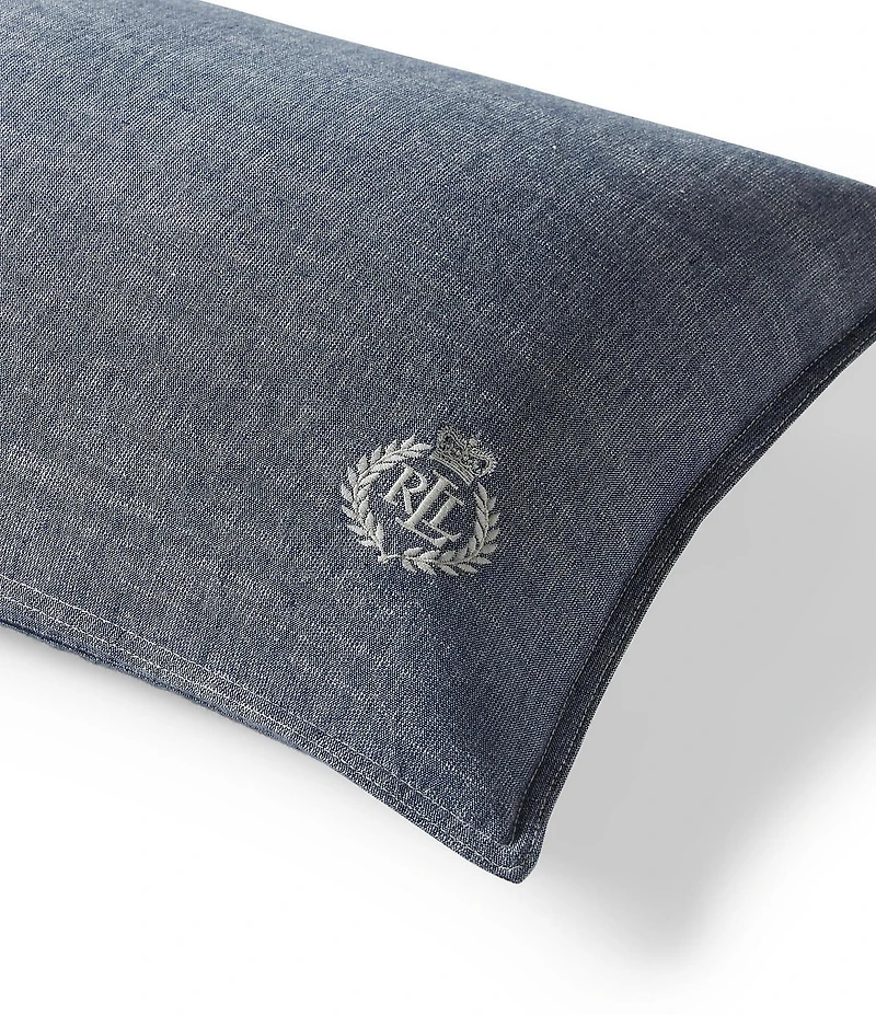 Lauren Ralph Lauren Barrington Embroidered Logo Throw Pillow