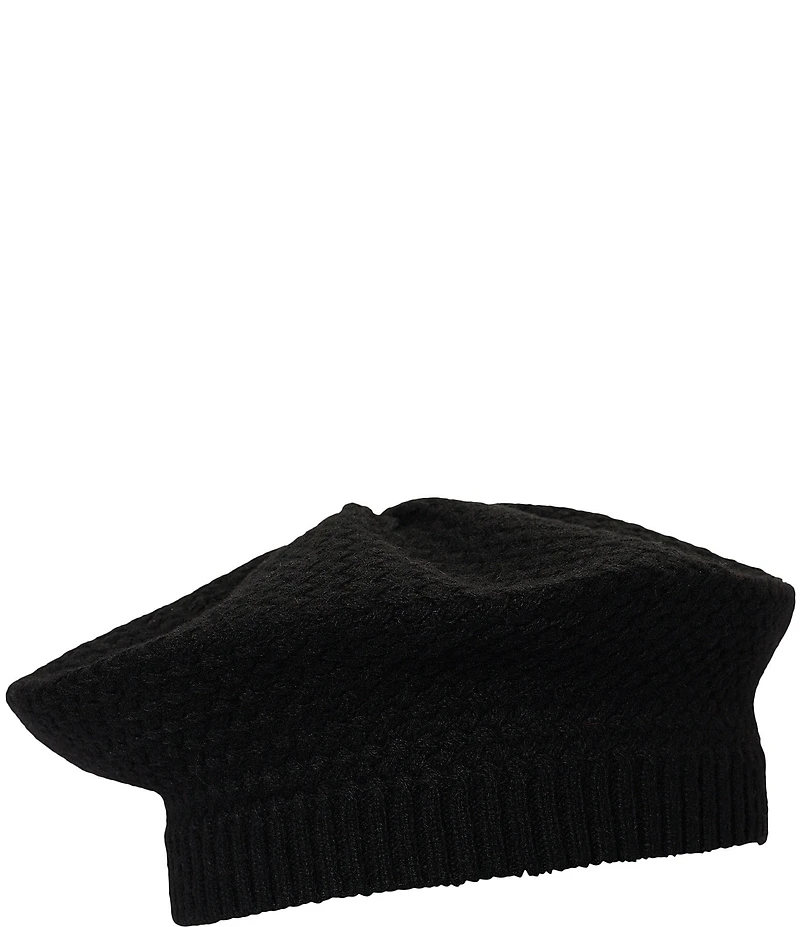 Lauren Ralph Lauren Basket Knit Beret Hat