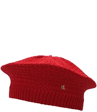Lauren Ralph Lauren Basket Knit Beret Hat