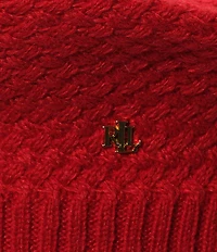 Lauren Ralph Lauren Basket Knit Beret Hat