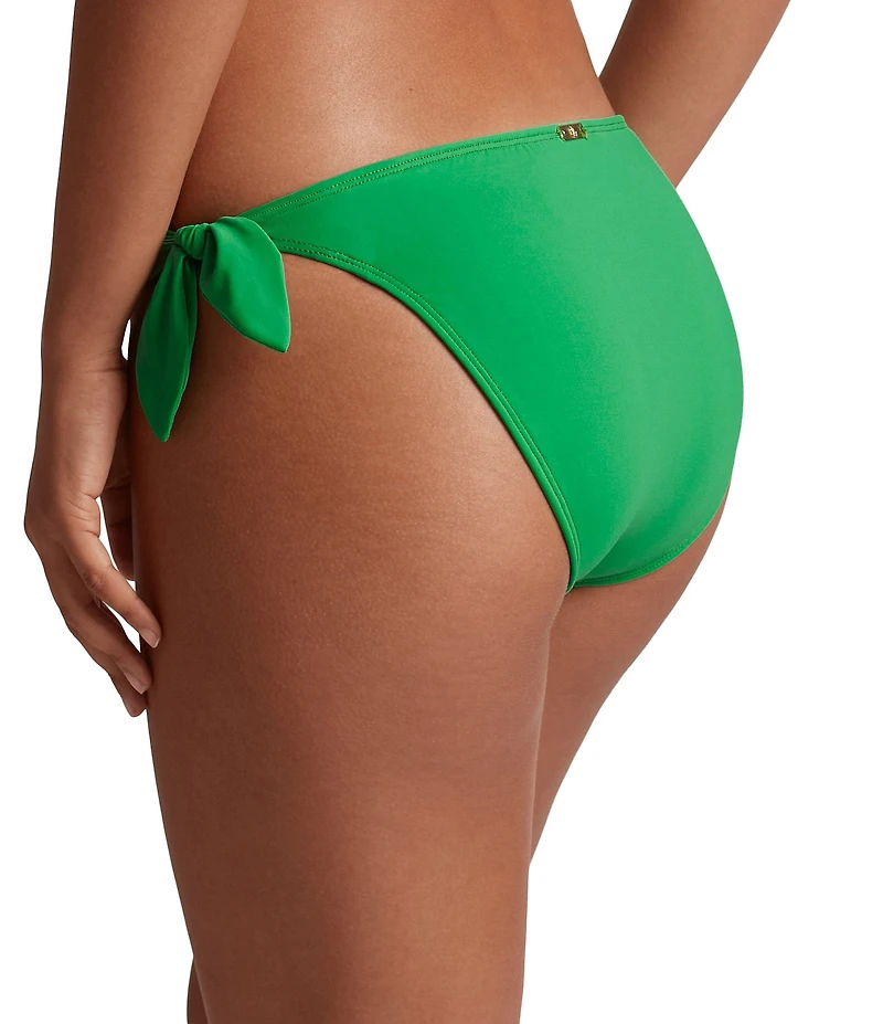 Lauren Ralph Lauren Beach Club Solid Scoop Waist Hipster Swim Bottom