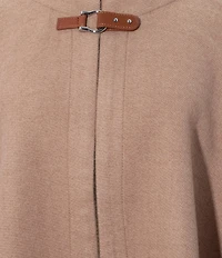 Lauren Ralph Lauren Belting Jacquard Ruana