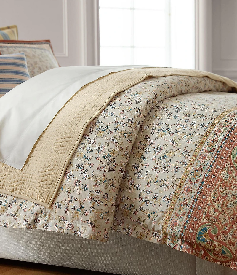 Lauren Ralph Lauren Bering Collection Paisley Cotton Percale Comforter Mini Set