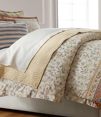 Lauren Ralph Lauren Bering Collection Paisley Cotton Percale Duvet Cover Mini Set
