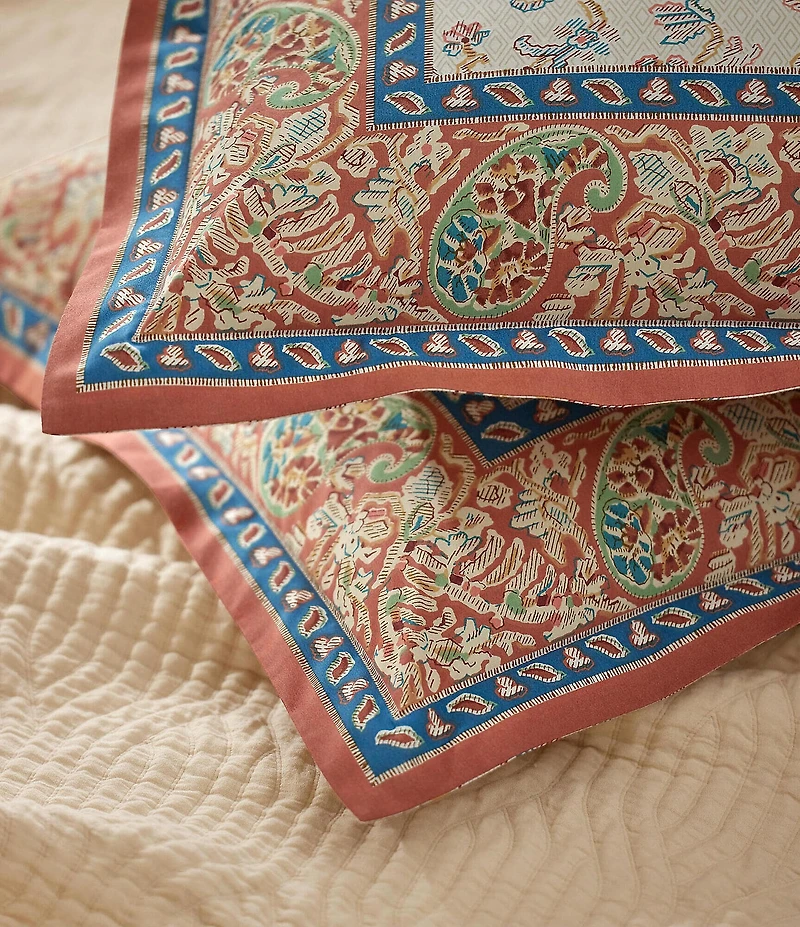 Lauren Ralph Lauren Bering Collection Paisley Cotton Percale Duvet Cover Mini Set