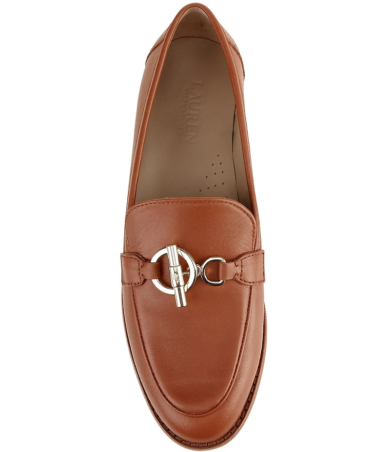 Lauren Ralph Lauren Blaike Leather Toggle Loafers