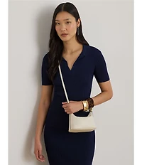 Lauren Ralph Lauren Blaike Mini Nappa Leather Shoulder Bag