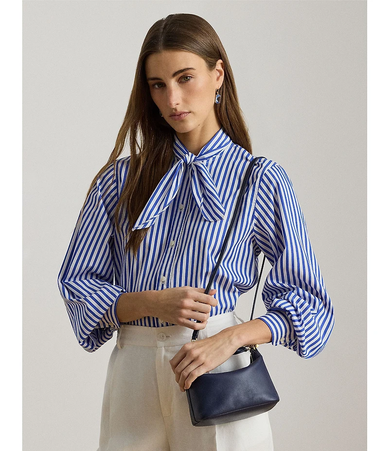 Lauren Ralph Lauren Blaike Mini Nappa Leather Shoulder Bag