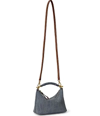 Lauren Ralph Lauren Blaike Washed Denim Mini Top Handle Bag