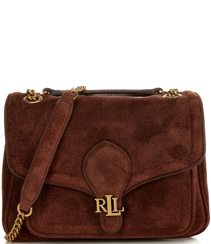 Lauren Ralph Lauren Small Bradley Suede Convertible Shoulder Bag