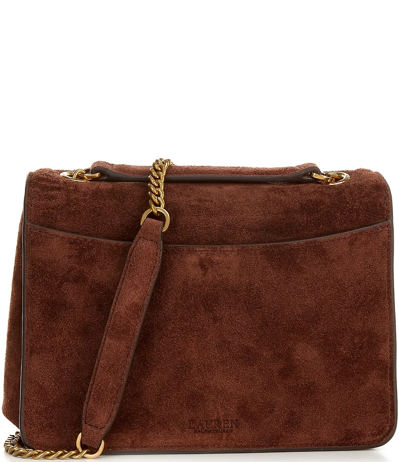 Lauren Ralph Lauren Small Bradley Suede Convertible Shoulder Bag