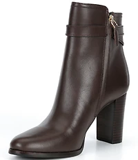 Lauren Ralph Lauren Brooke Calfskin Heeled Booties