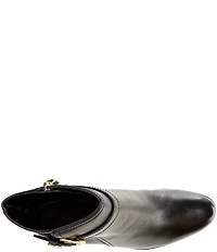 Lauren Ralph Lauren Brooke Calfskin Heeled Booties
