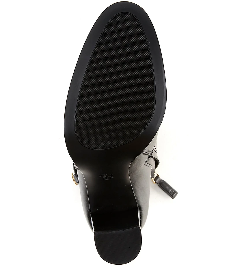 Lauren Ralph Lauren Brooke Calfskin Heeled Booties