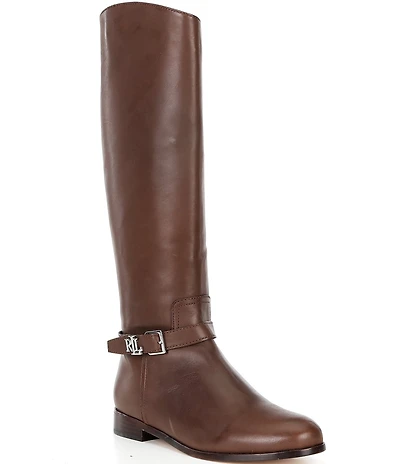 Lauren Ralph Lauren Brooke II Leather Tall Riding Boots