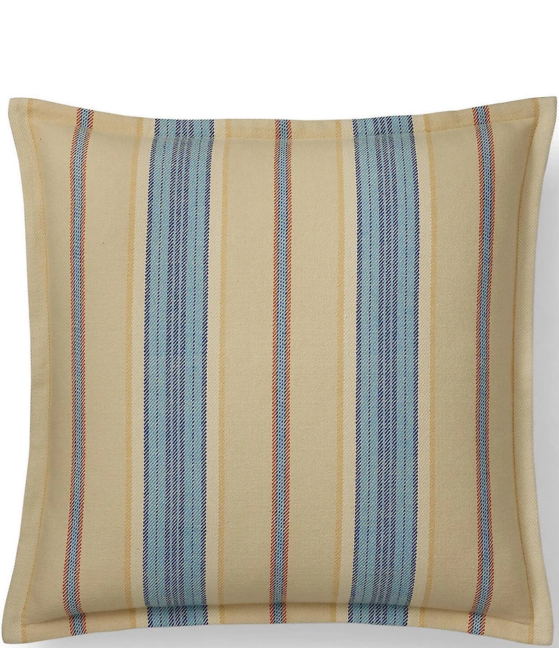 Lauren Ralph Lauren Brooks Multi Striped Pattern Euro Sham