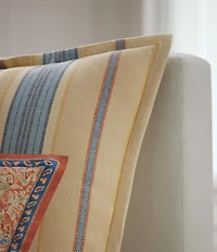 Lauren Ralph Lauren Brooks Multi Striped Pattern Euro Sham