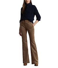 Lauren Ralph Lauren Cable Knit Mock Neck Long Sleeve Sweater