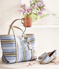 Lauren Ralph Lauren Cameryn III Striped Jacquard Espadrille Flats