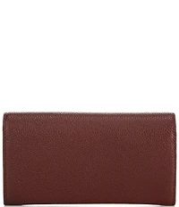 Lauren Ralph Lauren Cameryn Large Pebbled Leather Flap Wallet