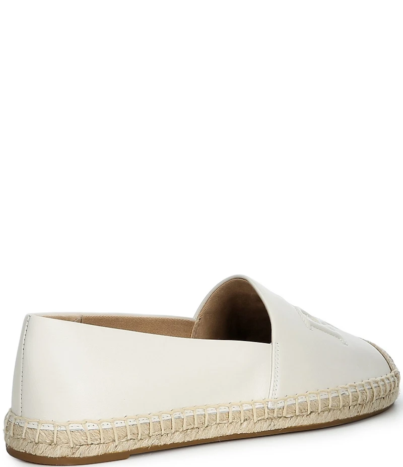 Lauren Ralph Lauren Cameryn Leather Flat Espadrilles