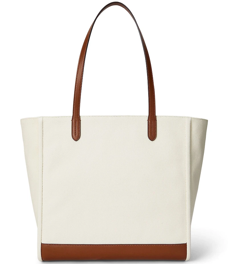 Lauren Ralph Lauren Cameryn Large Canvas Tote Bag