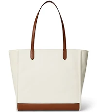 Lauren Ralph Lauren Cameryn Large Canvas Tote Bag