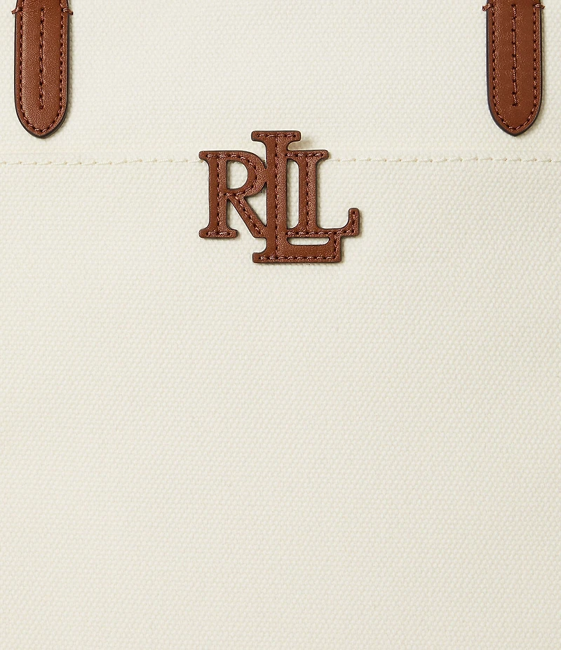 Lauren Ralph Lauren Cameryn Large Canvas Tote Bag