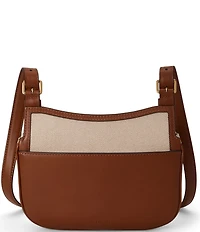 Lauren Ralph Lauren Marcy Medium Canvas Crossbody Bag