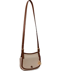 Lauren Ralph Lauren Marcy Medium Canvas Crossbody Bag