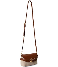 Lauren Ralph Lauren Blaike Small Belted Canvas Crossbody Bag