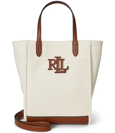 Lauren Ralph Lauren Cameryn Small Canvas Tote Bag