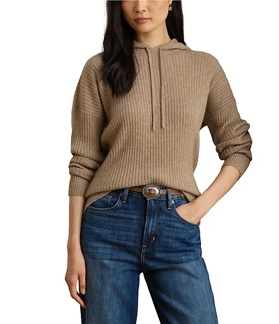 Lauren Ralph Lauren Cashmere Drawcord Coordinating Sweater