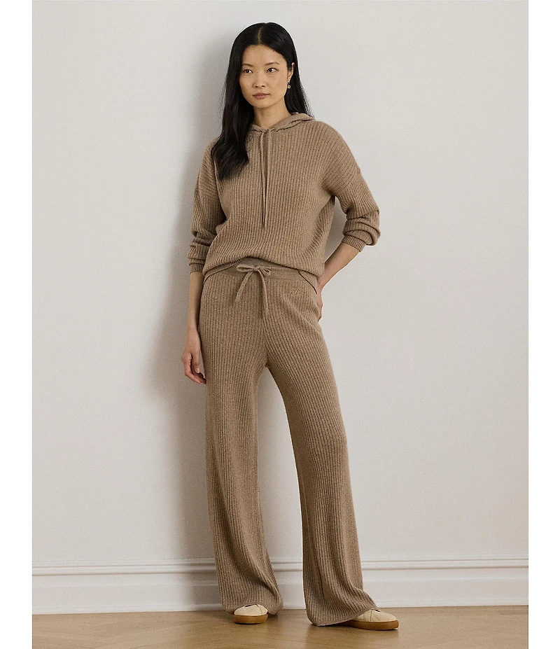 Lauren Ralph Lauren Coordinating Cashmere Wide Leg Pants