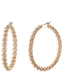 Lauren Ralph Lauren Chain Hoop Earrings