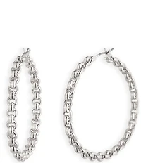 Lauren Ralph Lauren Chain Hoop Earrings