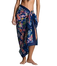 Lauren Ralph Lauren Coastal Paisley Pareo Swim Cover-Up