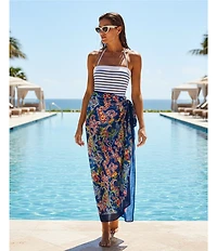 Lauren Ralph Lauren Coastal Paisley Pareo Swim Cover-Up