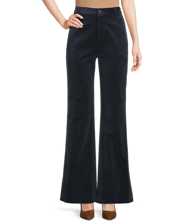 Lauren Ralph Lauren Corduroy High Rise Flare Leg Pants