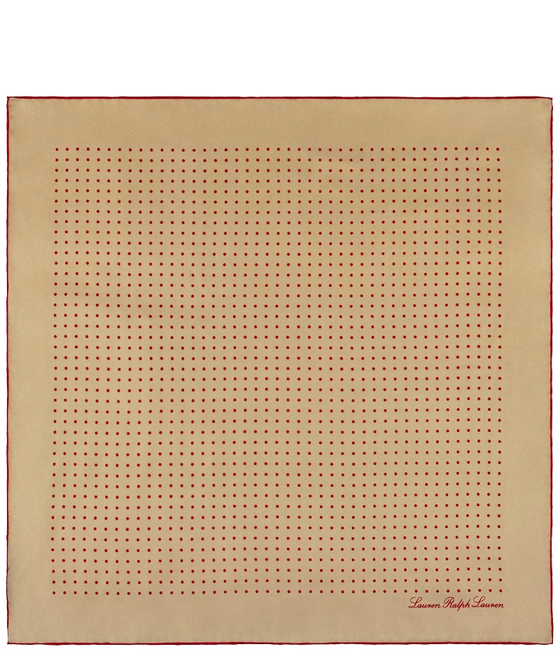 Lauren Ralph Lauren Core Dot Silk Square Scarf