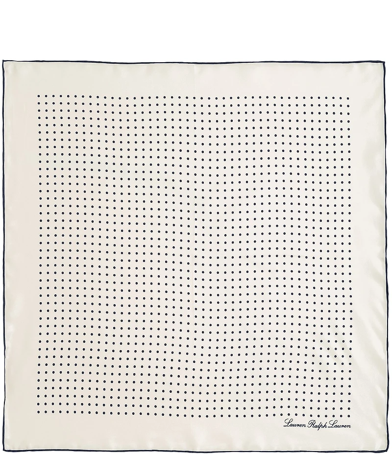 Lauren Ralph Lauren Core Dot Square Scarf